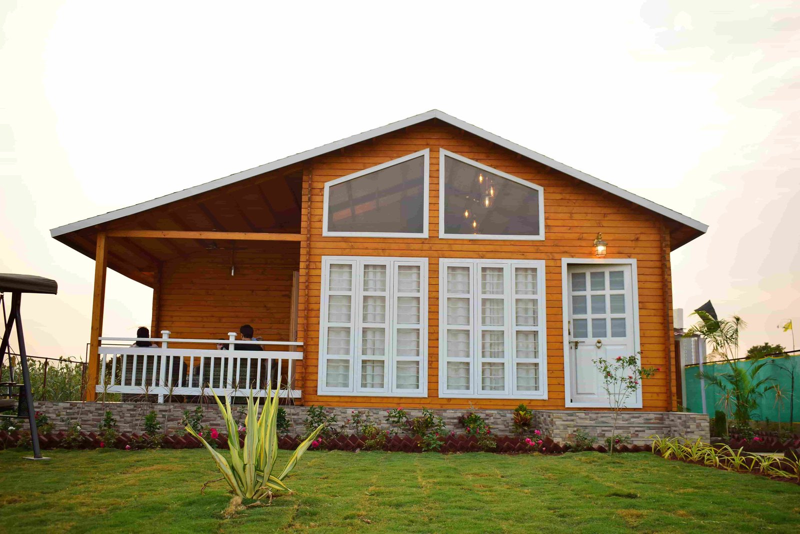 Wooden farmhouse