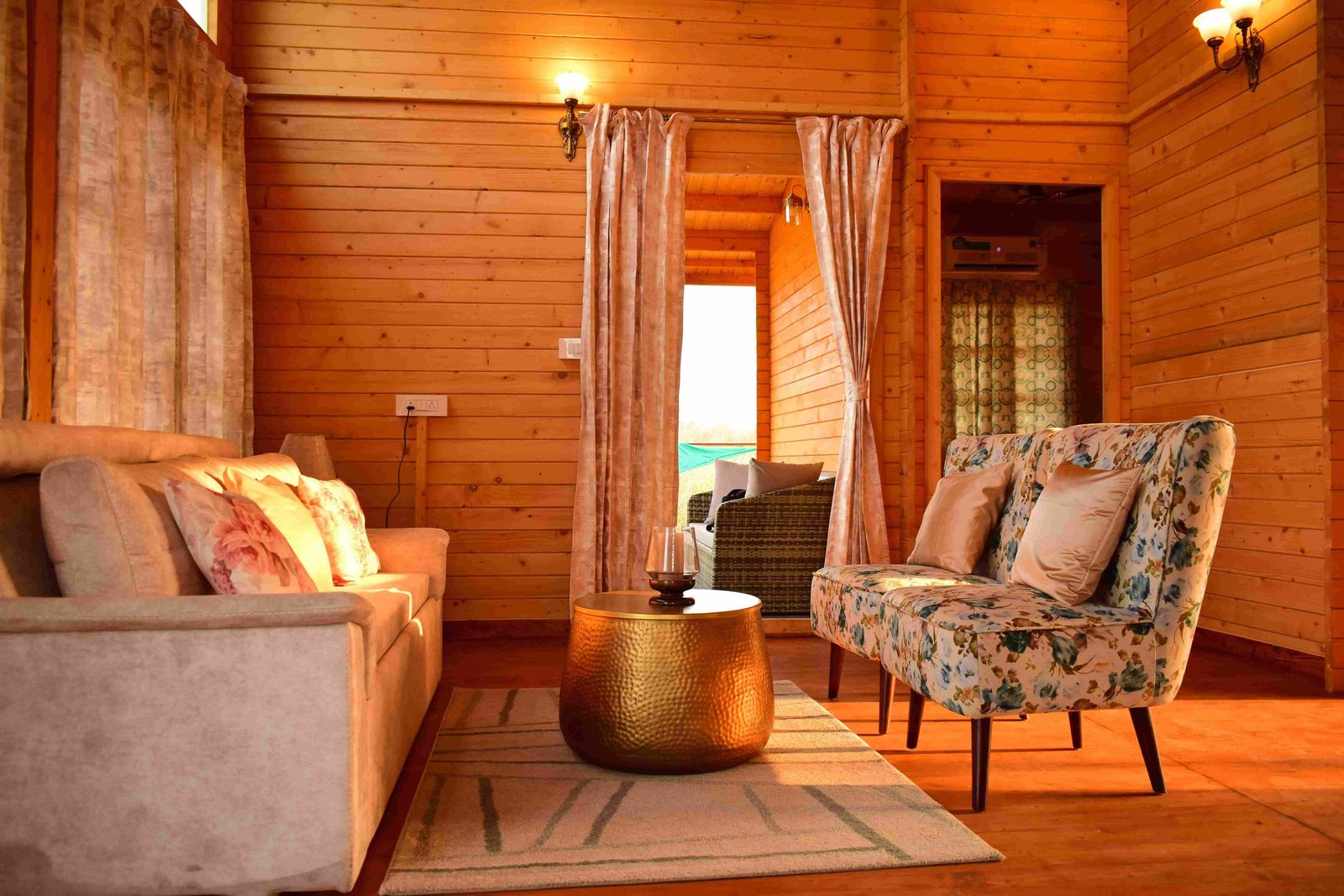 Wooden resort